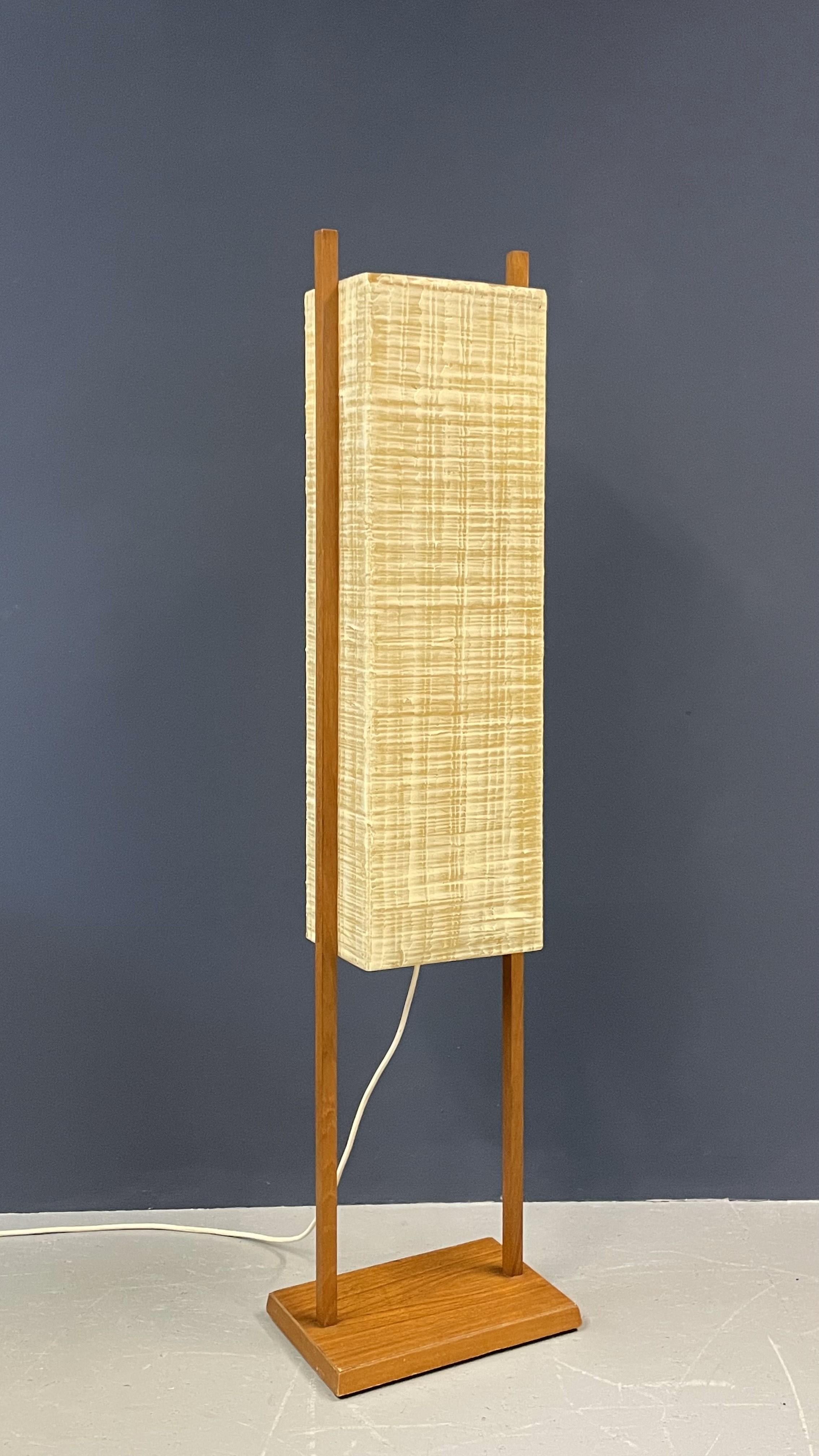 Resin 1960s Rectangular Floor Lamp For Sale
