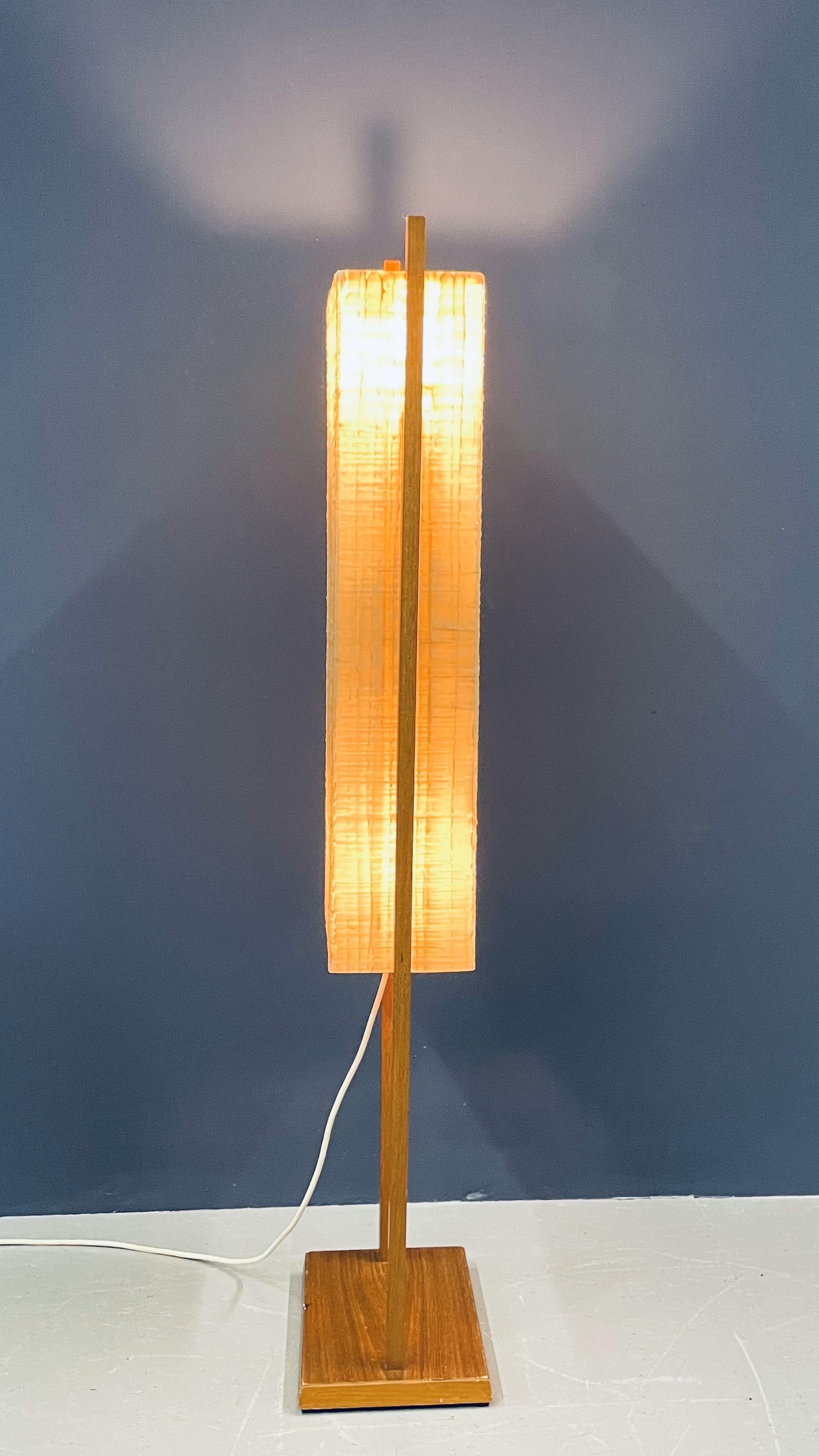 1960s Rectangular Floor Lamp For Sale 2