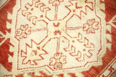 1960s Red & Beige Vintage Turkish Rug 2'7" x 5'1"