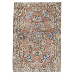 1960s Red Multicolor Vintage Turkish Mini Rug 1
10" x 2
8"