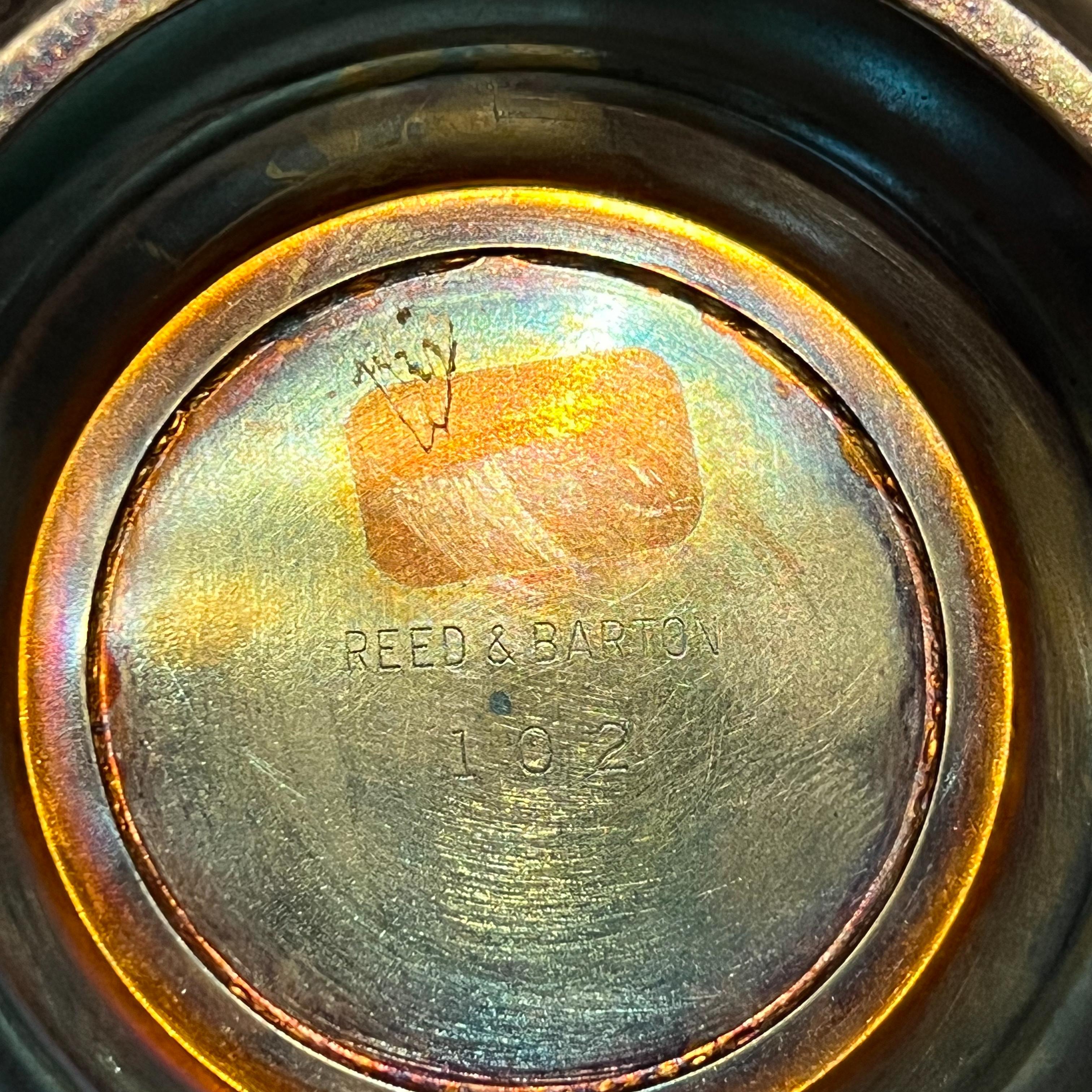 Americano 1960 John Prip Reed & Barton Piatto smaltato Ciotola 102 in vendita
