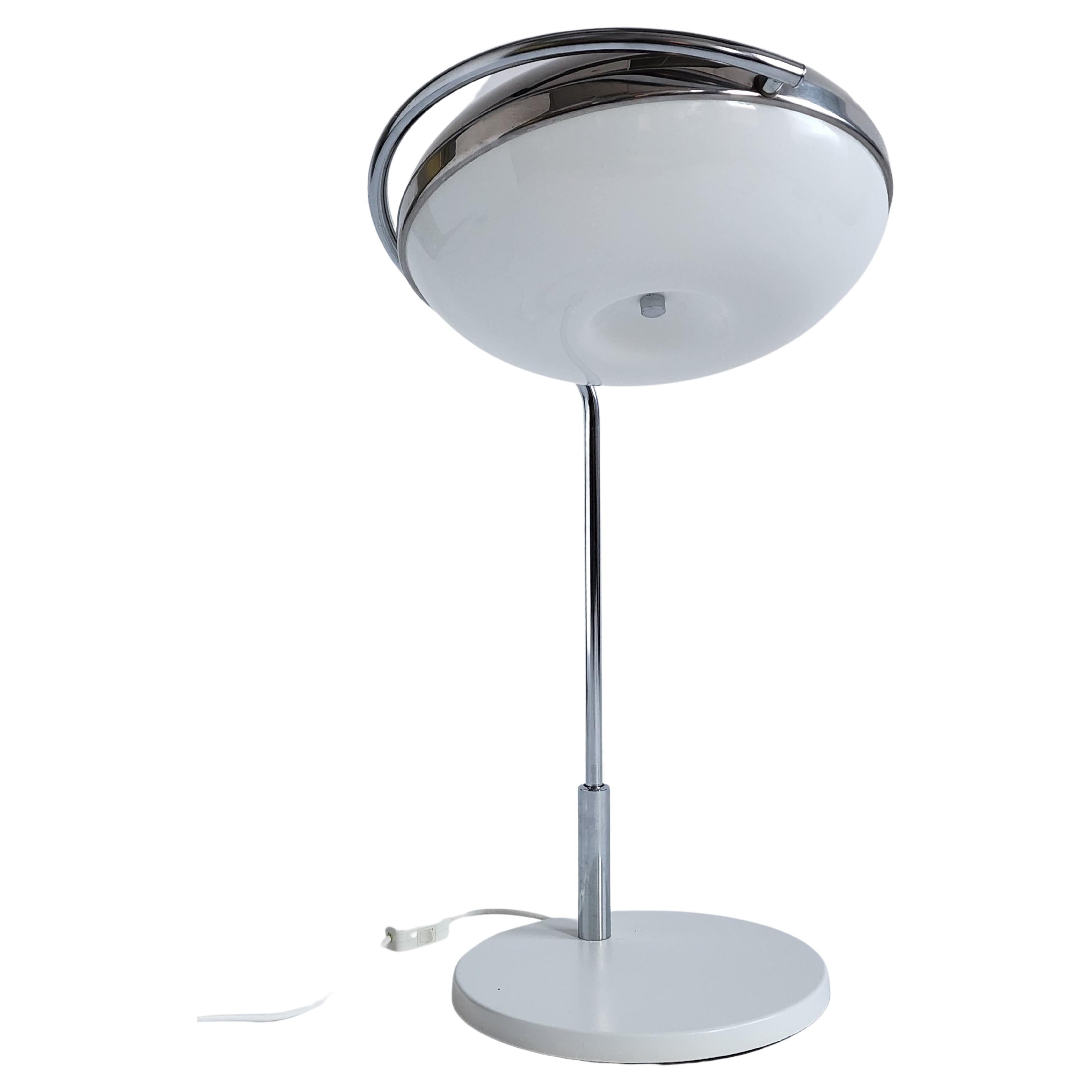 Lámpara de mesa Reggiani de los años 60 con pantalla abatible 360 grados , Italia en venta 6