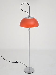 Lampadaire à abat-jour coulissant Reggiani , Italie, années 1960