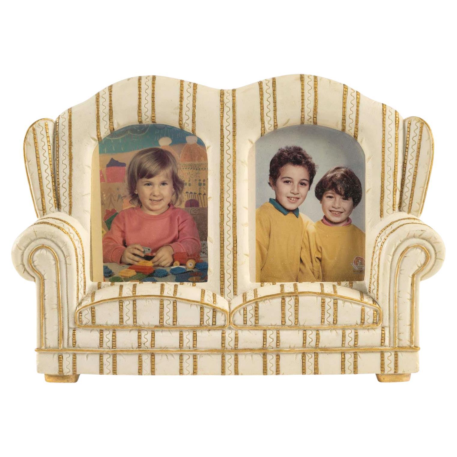 1960s Resin Photo Frame for Two Photos. For Sale