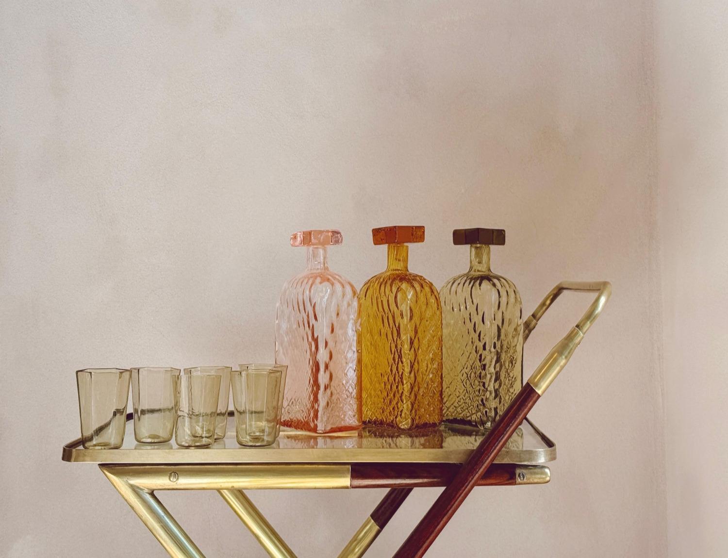 Italian 1960s Restored Cesare Lacca Drinks Trolley For Sale