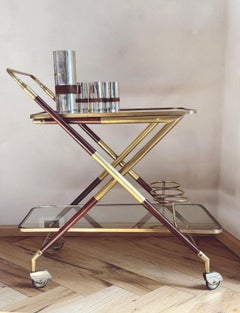 1960s Restored Cesare Lacca Drinks Trolley