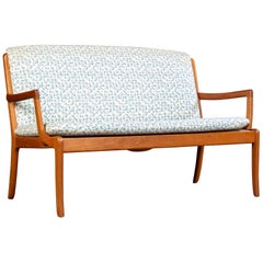 1960s Restored Danish Ole Wanscher Sofa by Cado, Include Custom Upholstery