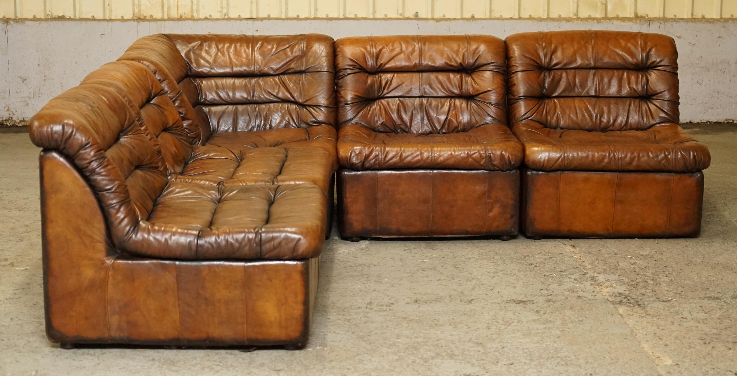 Wimbledon-Furniture

Wimbledon-Furniture is delighted to offer for sale this very rare and highly collectable mid-century modern De Sede DS modular corner sofa armchair suite

Please note the delivery fee listed is just a guide, it covers within