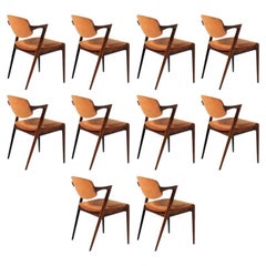 1960
s Restored Kai Kristiansen Model 42 Rosewood Dining Chairs