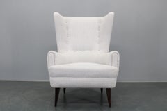 1960er Jahre Restaurierter Ohrensessel, Tschechoslowakei