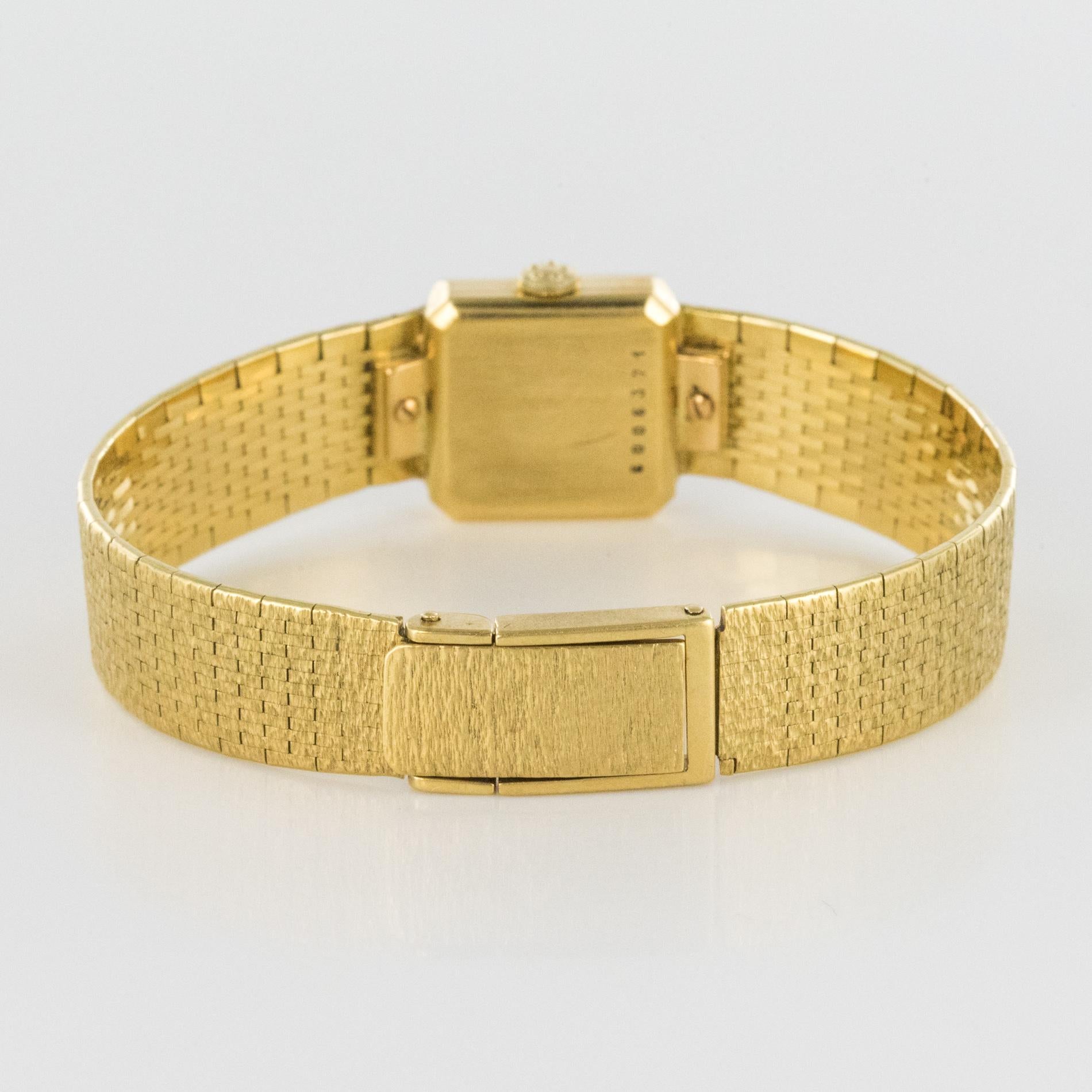 1960s Retro 18 Karat Yellow Gold Eterna Women's Watch 4