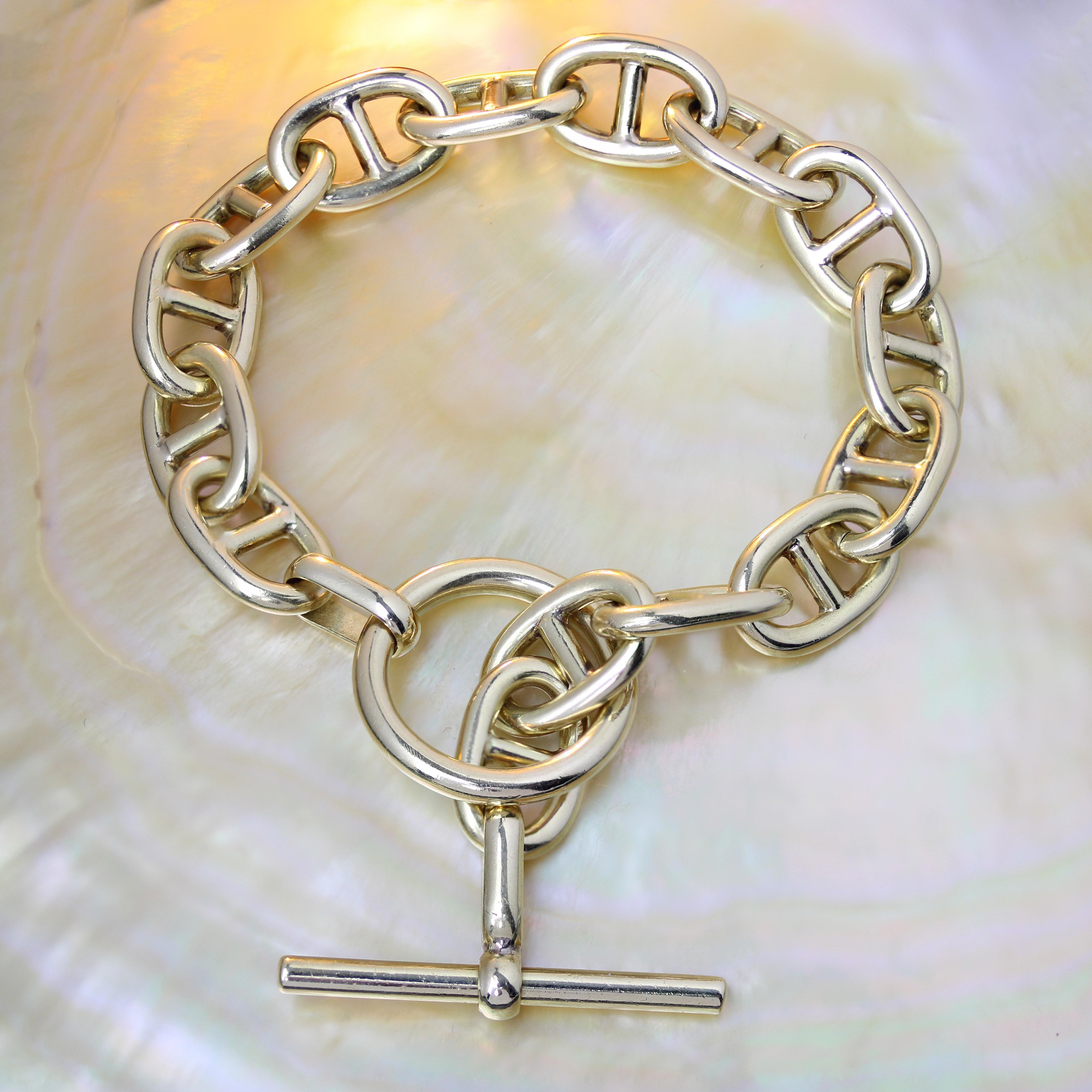 1960s Retro 18 Karat Yellow Gold Navy Mesh Bracelet In Excellent Condition For Sale In Poitiers, FR