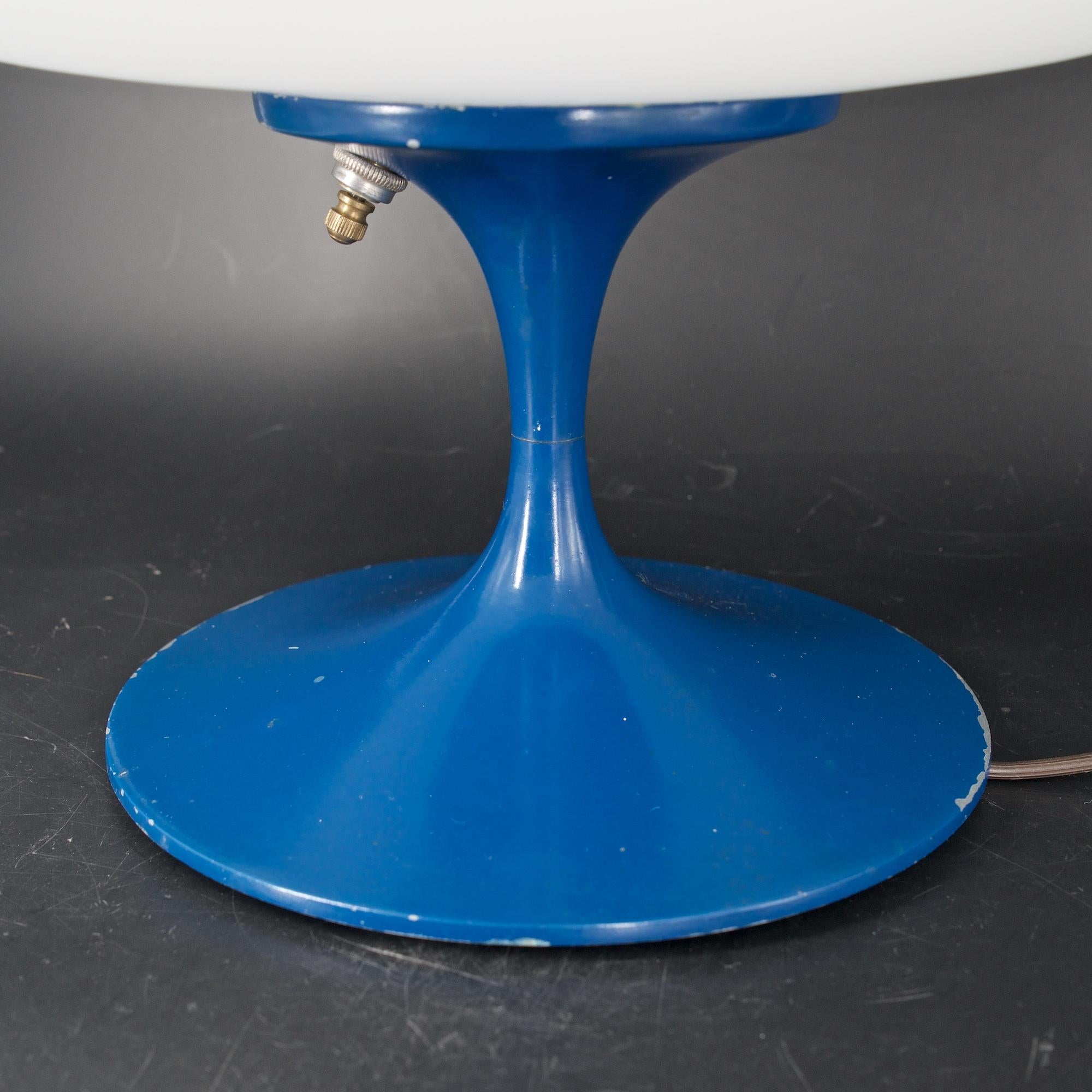 blue mushroom lamp