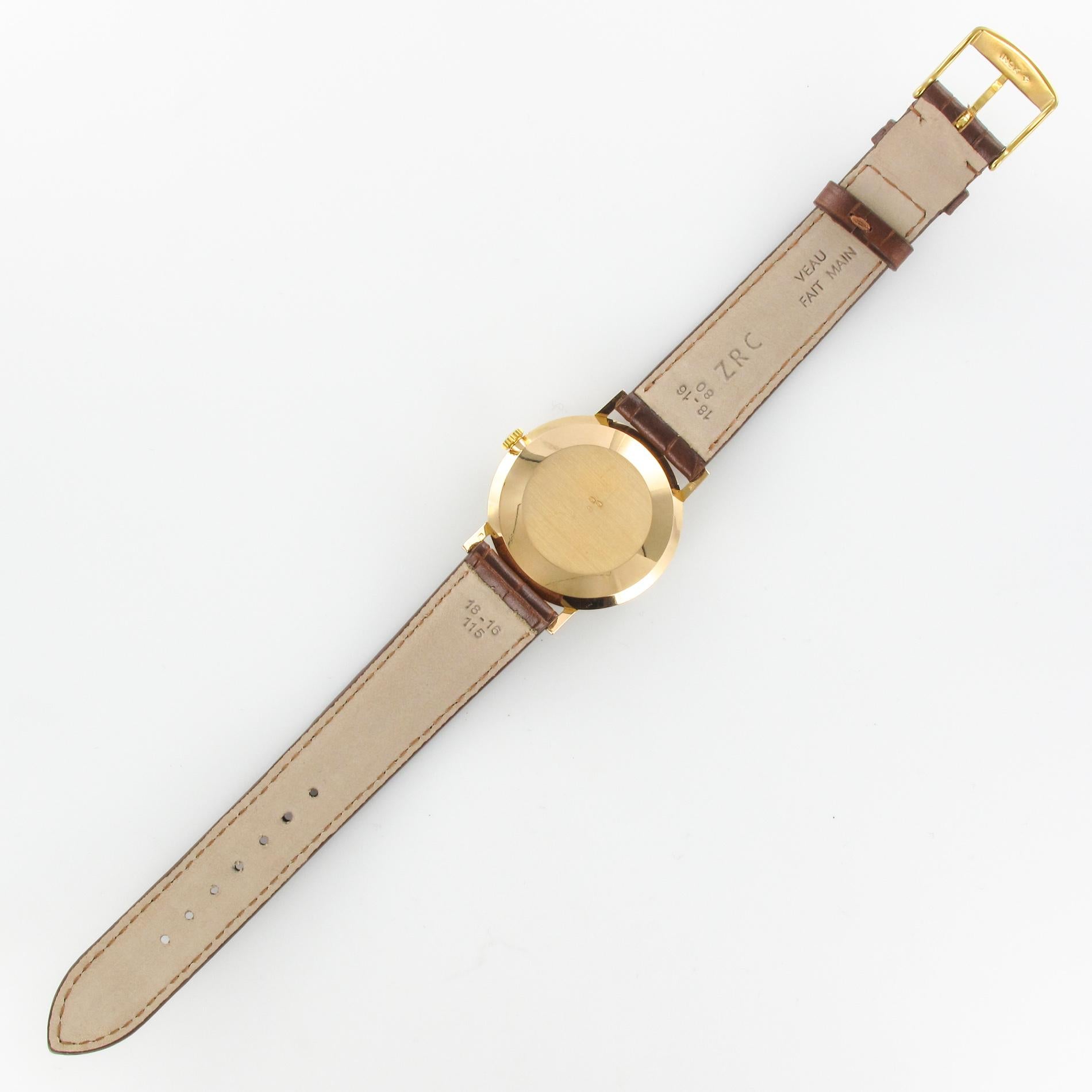 1960s Retro Tissot 18 Karat Rose Gold Men's Watch 12