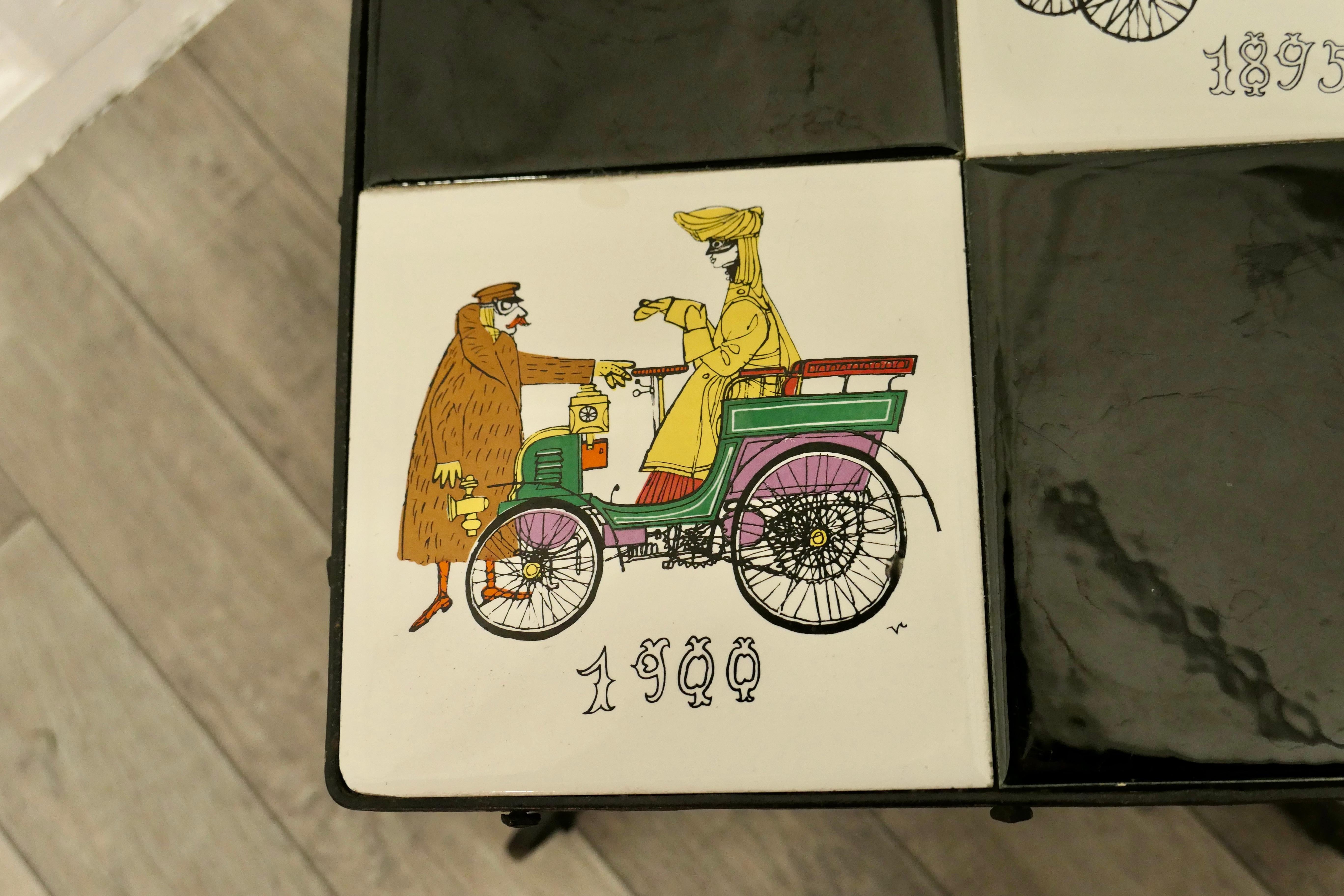 1960s Retro, “Wacky Races” Tiled Occasional Table  For Sale 1