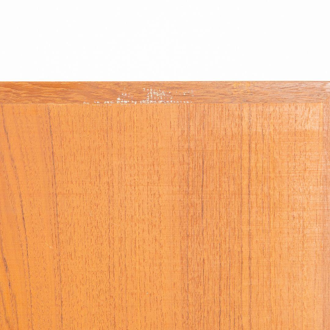 1960s Reversible Danish Teak and Cane Full Headboard by Arne Wahl Iversen For Sale 6