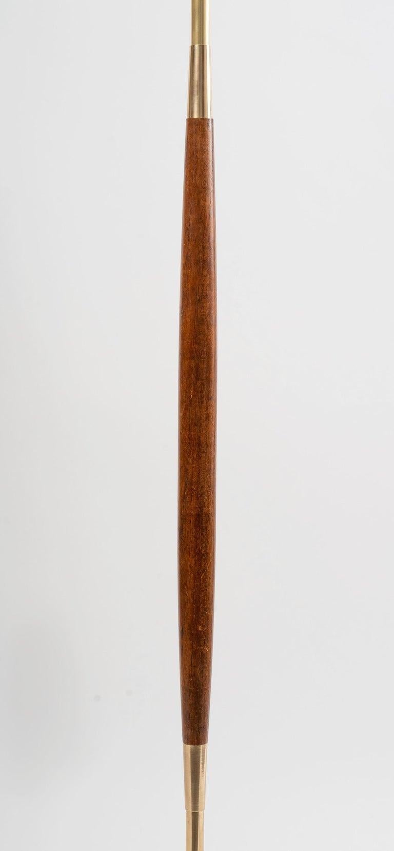 italien Lampadaire Ricardo Scarpa en laiton des années 1960