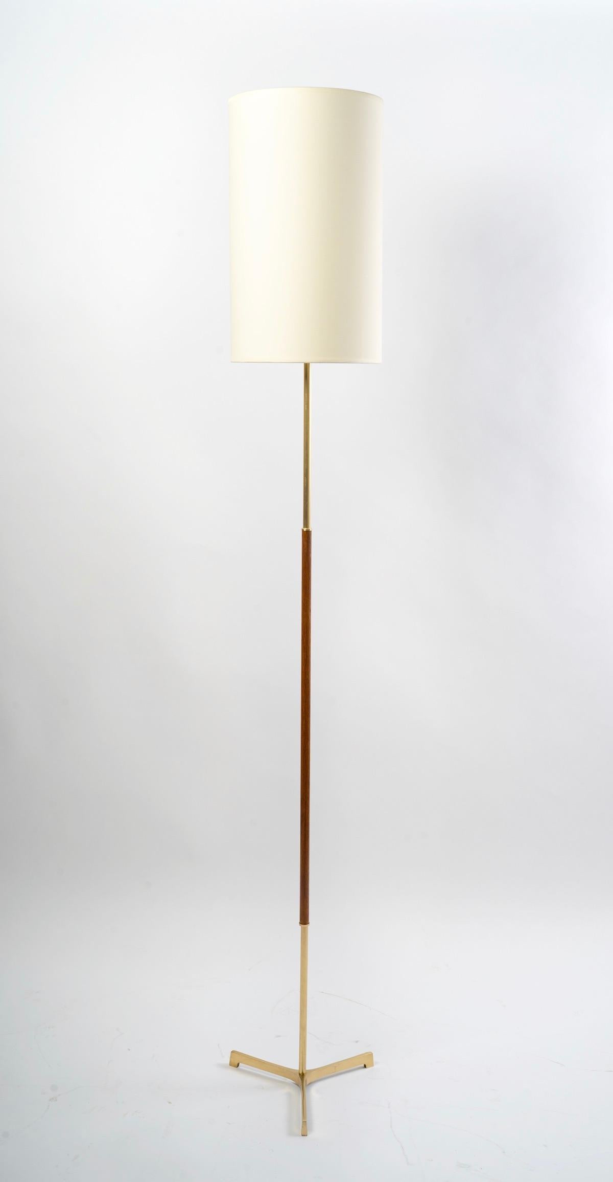 1960s Ricardo Scarpa Brass Floor Lamp 2