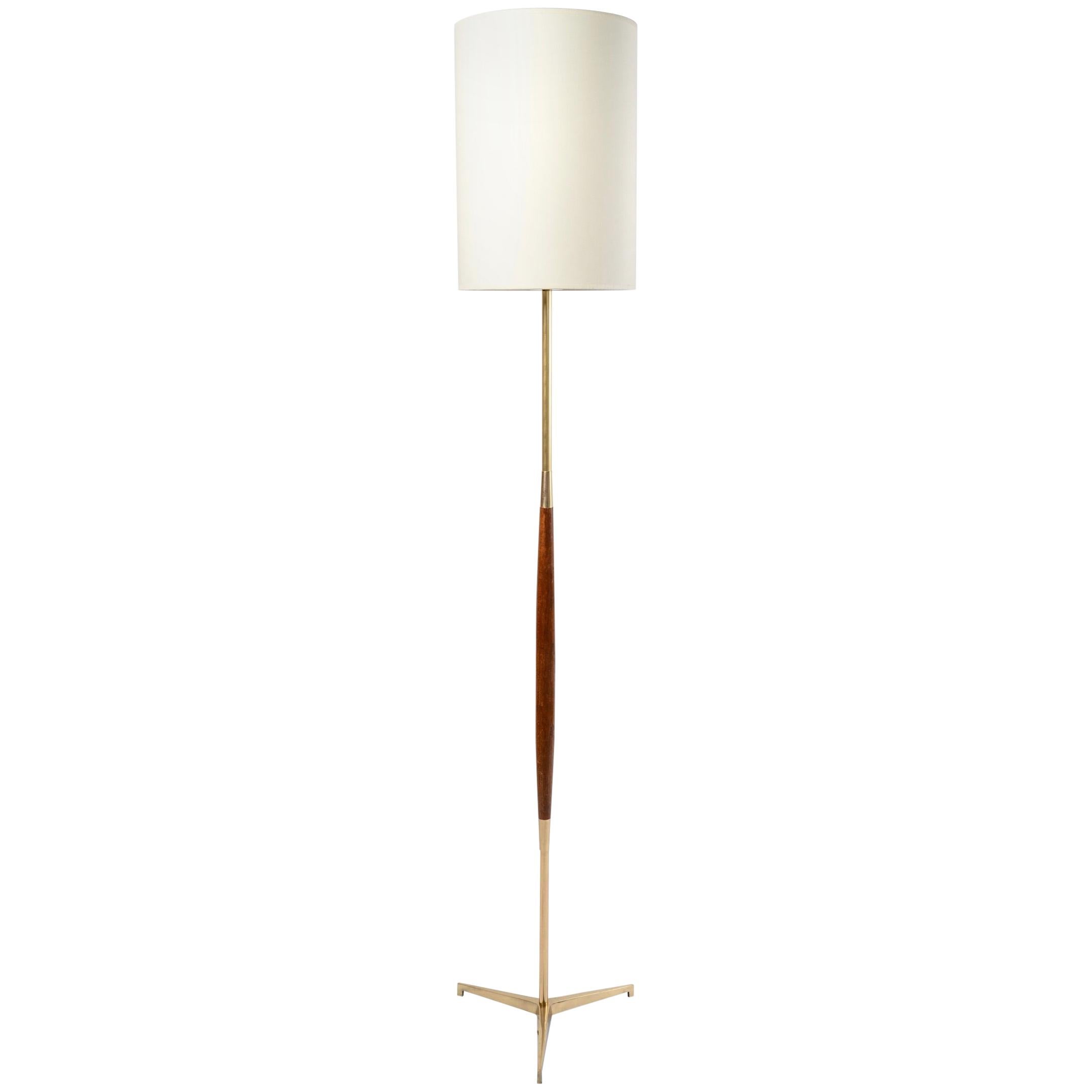 1960s Ricardo Scarpa Brass Floor Lamp