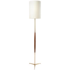 1960s Ricardo Scarpa Brass Floor Lamp