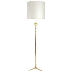 1960s Ricardo Scarpa Bronze Floor Lamp