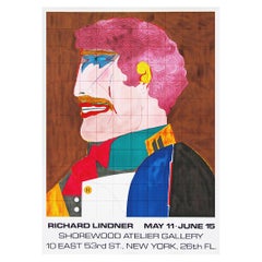 1960s Richard Lindner Exhibition Poster Pop Art Design Profile