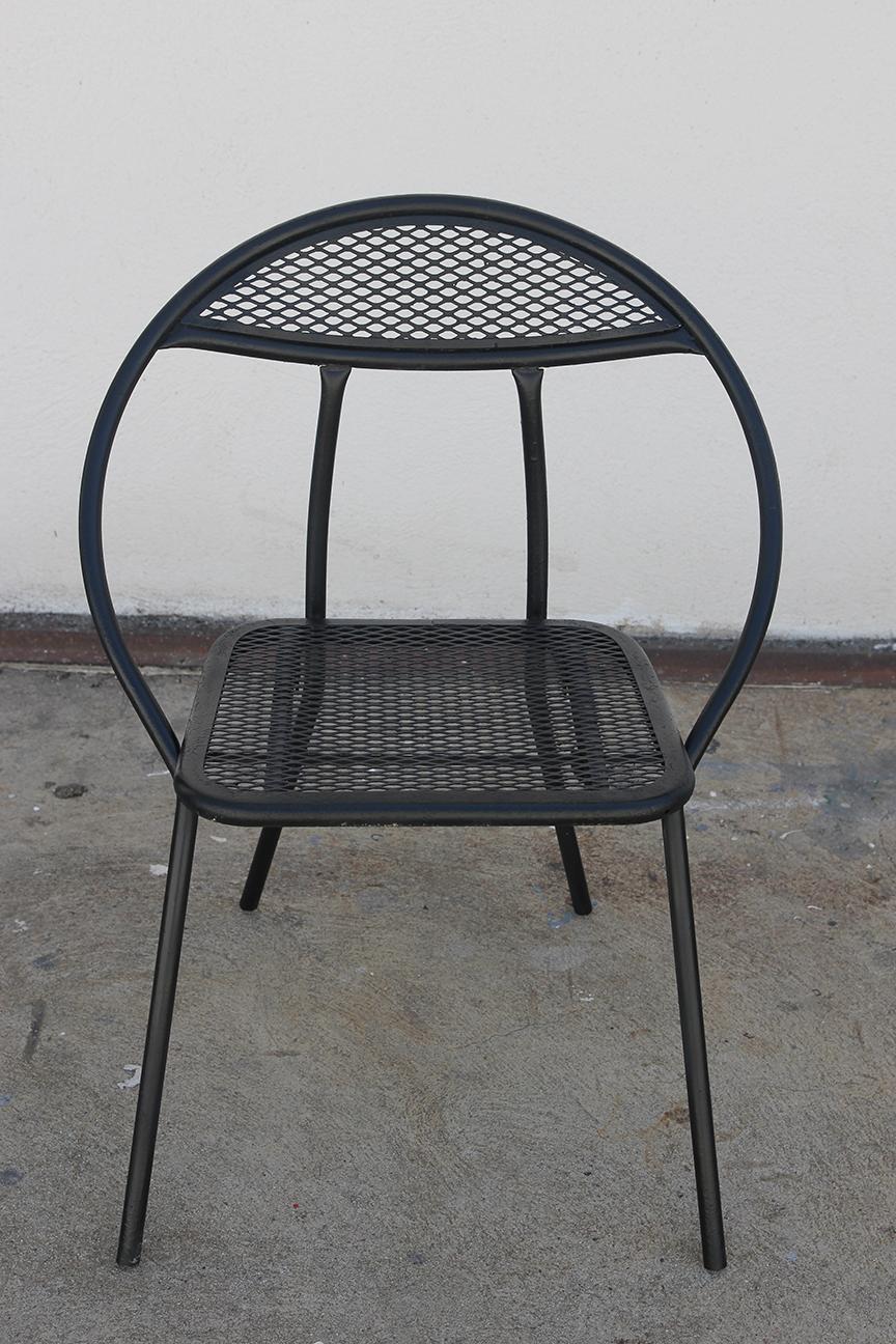 20th Century 1960's Rid-Jid Folding Patio Set (Table & 2 Chairs) by Salterini For Sale