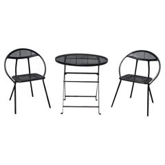 Muebles metálicos de terraza y jardín