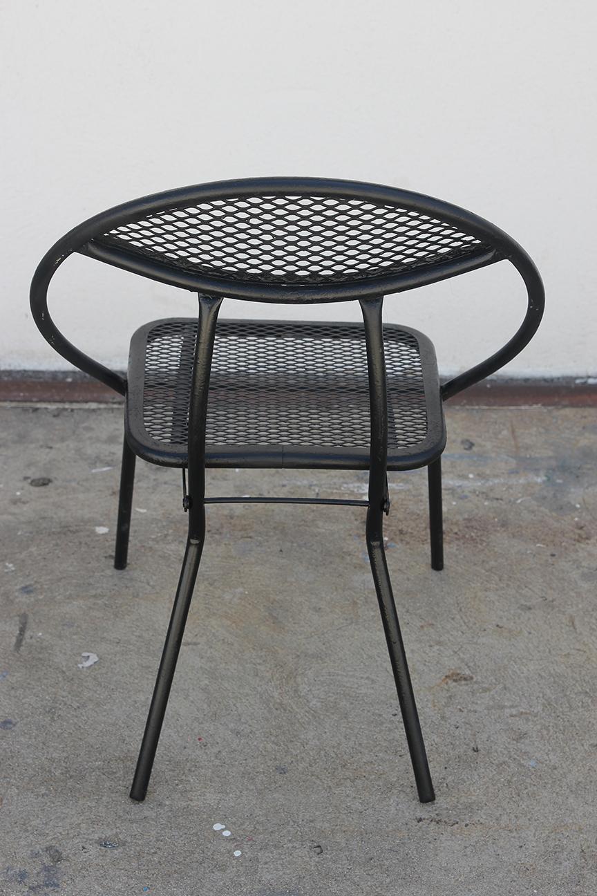 1960's Rid-Jid Folding Patio Set (Table & 4 Chairs) by Salterini For Sale 1