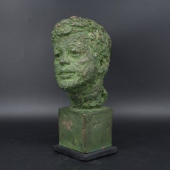 1960s Robert Berks Unique Sculpture of John F Kennedy JFK Bust Miami Beach Award