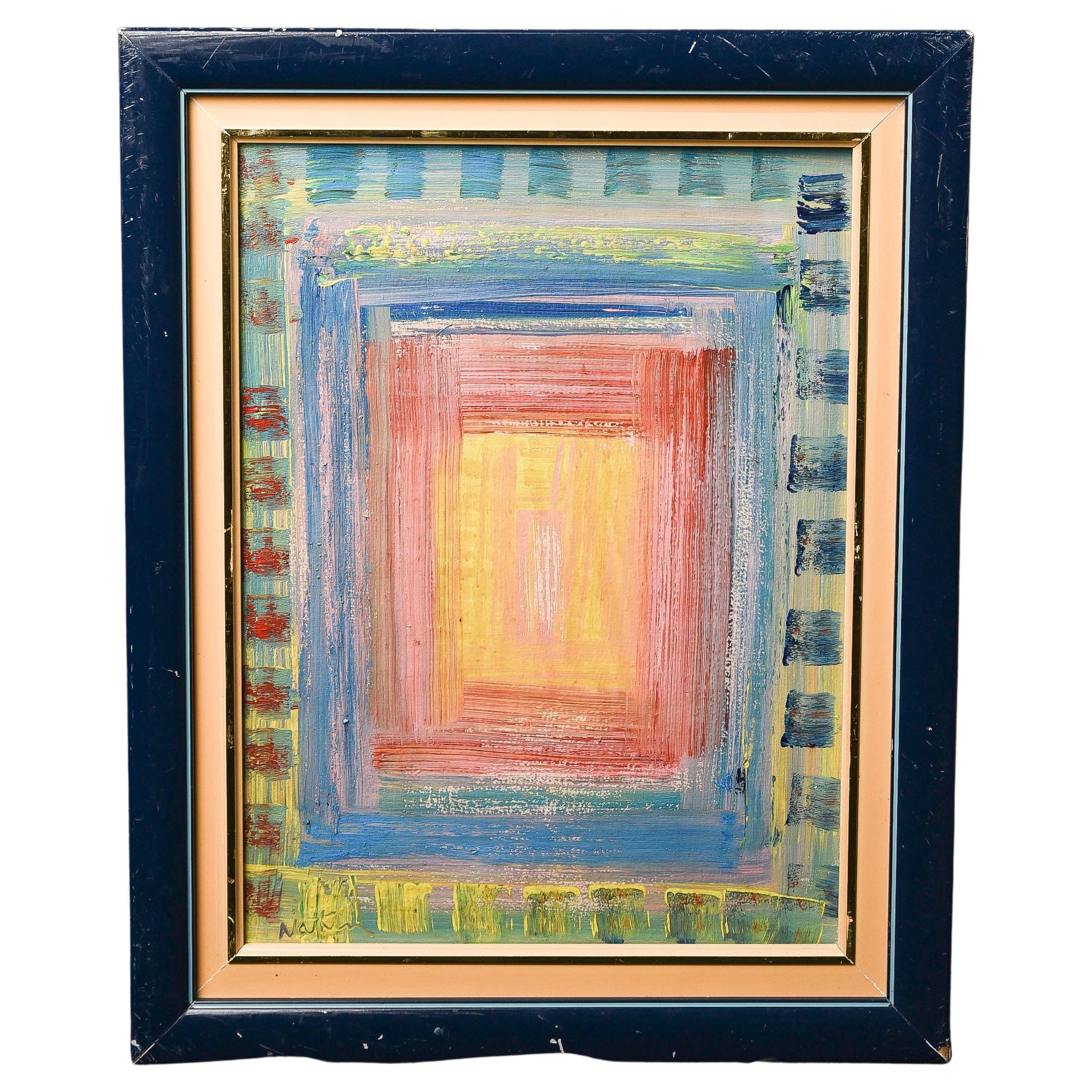 1960's Robert Natkin Painting in a Unique Style-Related to Portal Series - 9846