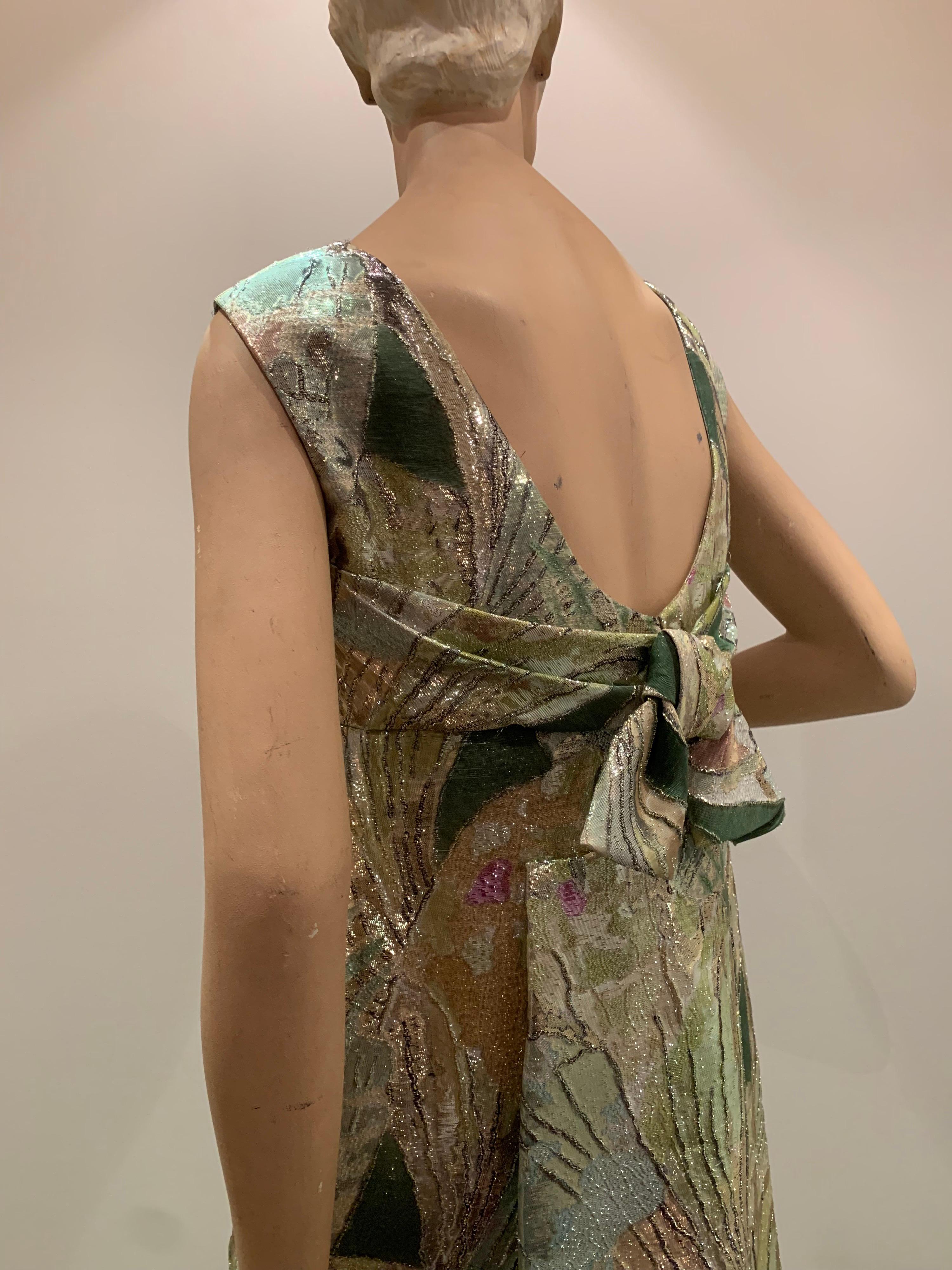 brocade evening gown