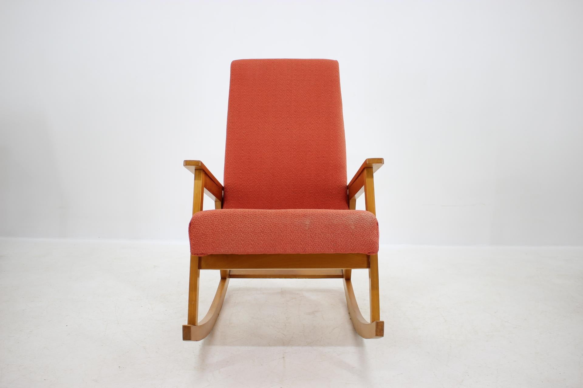 - Good original fabric upholstery
 - Made of beech wood
 - The wooden parts have been refurbished.