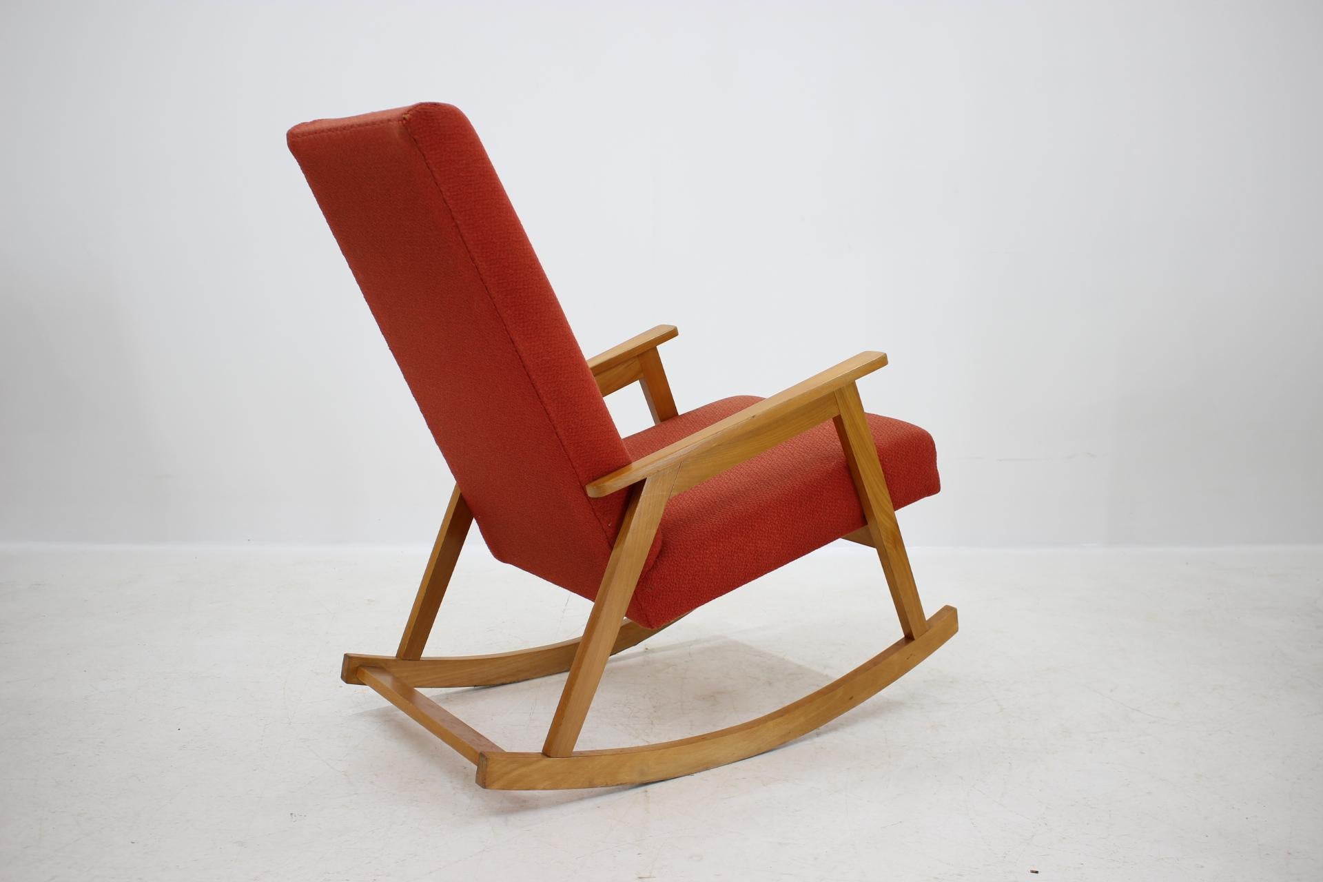 Mid-20th Century 1960s Rocking Chair, Czechoslovakia