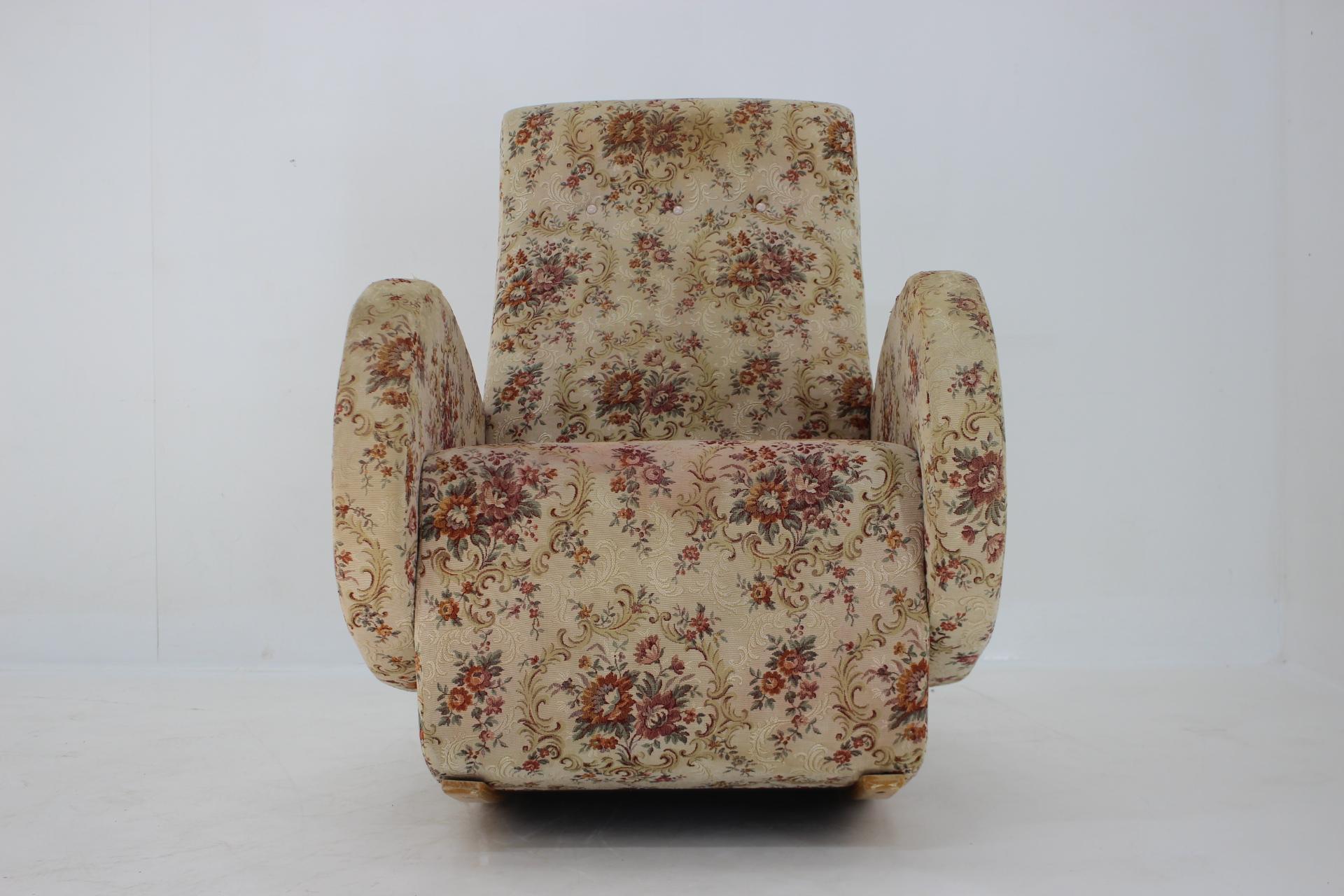 Mid-20th Century 1960s Rocking Chair, Czechoslovakia For Sale