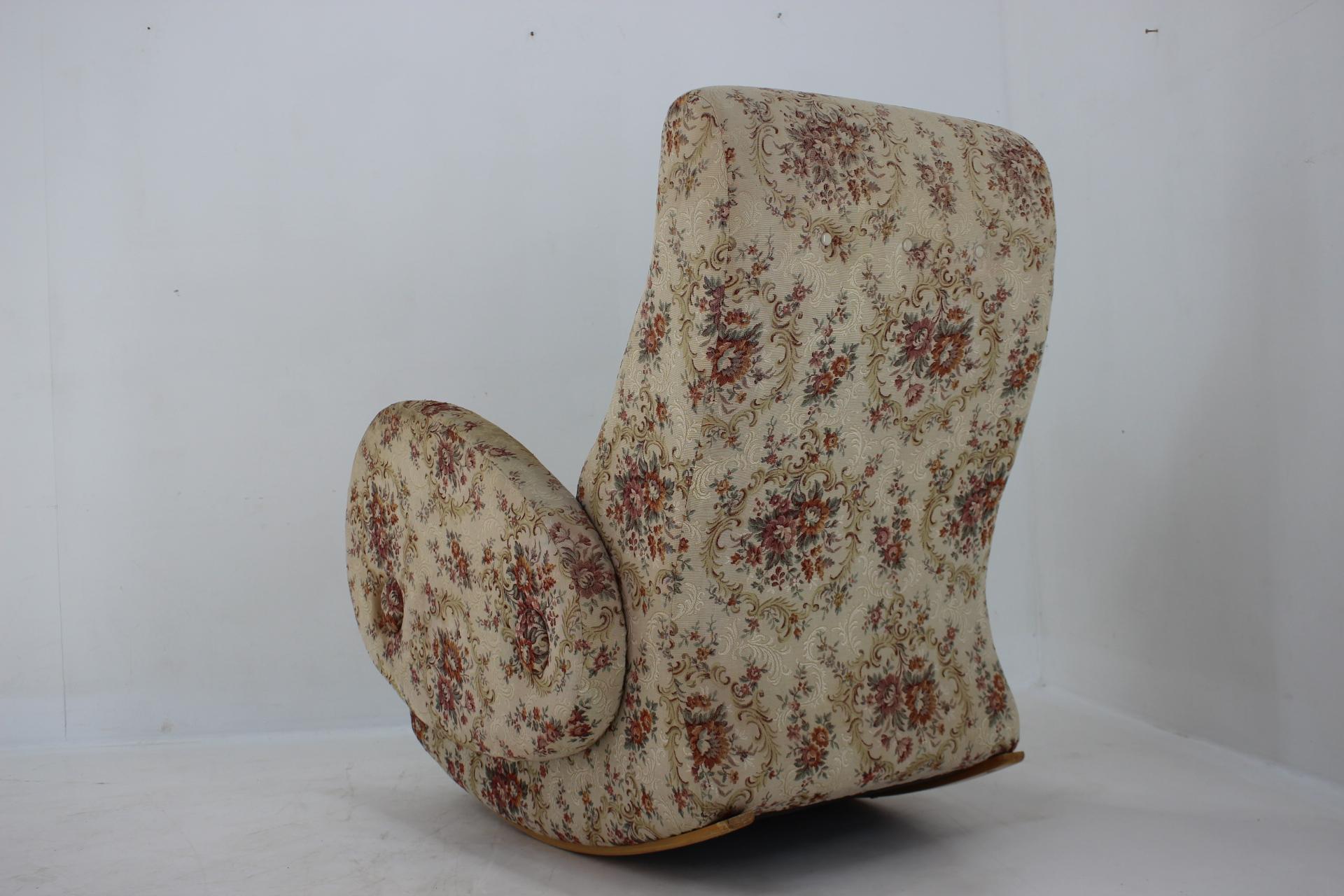 1960s Rocking Chair, Czechoslovakia For Sale 3