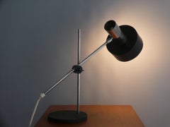Lampada a stelo cromata degli anni '60, A. Leclaire&Schäfer  Germania