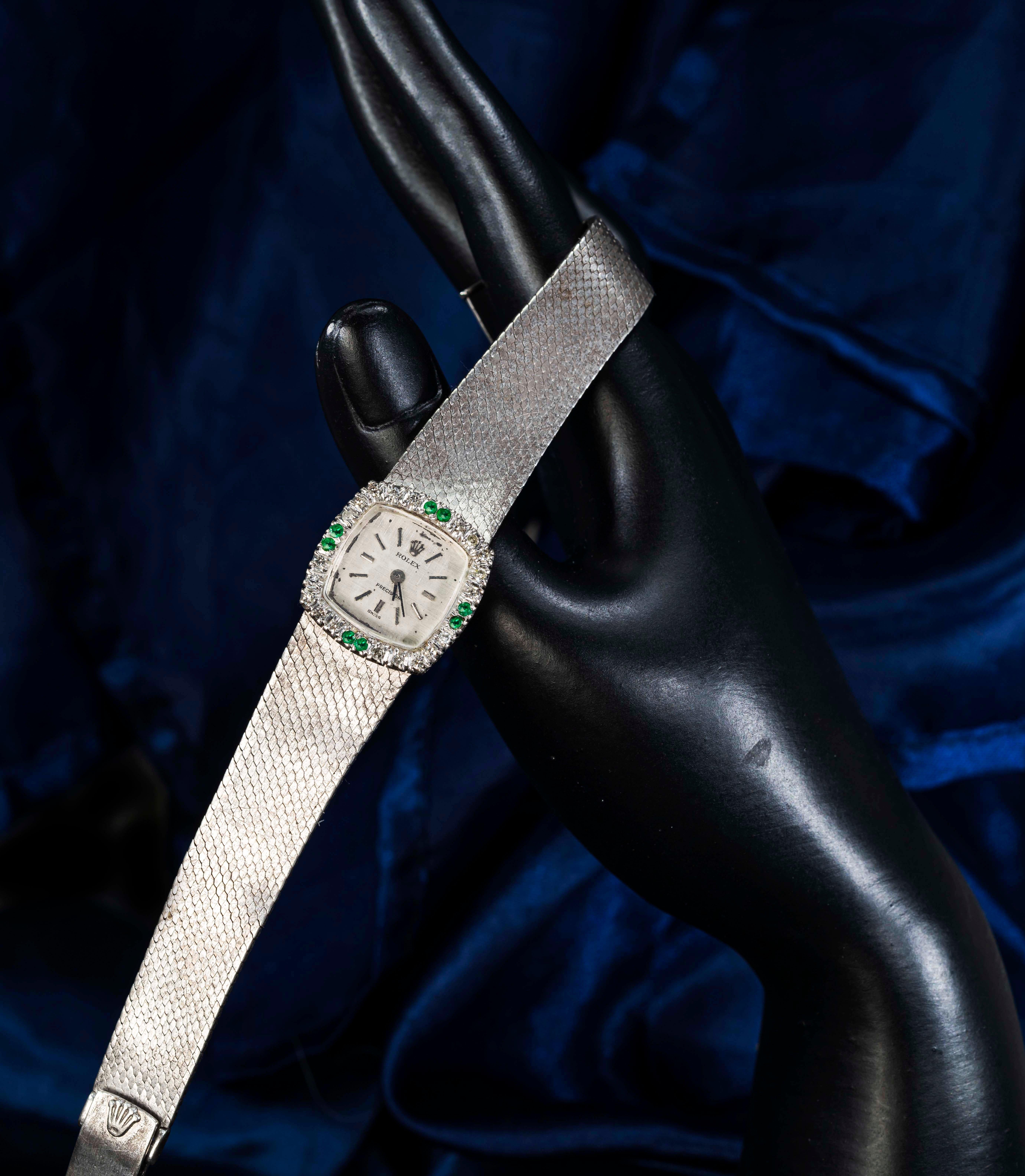 emerald diamond watch