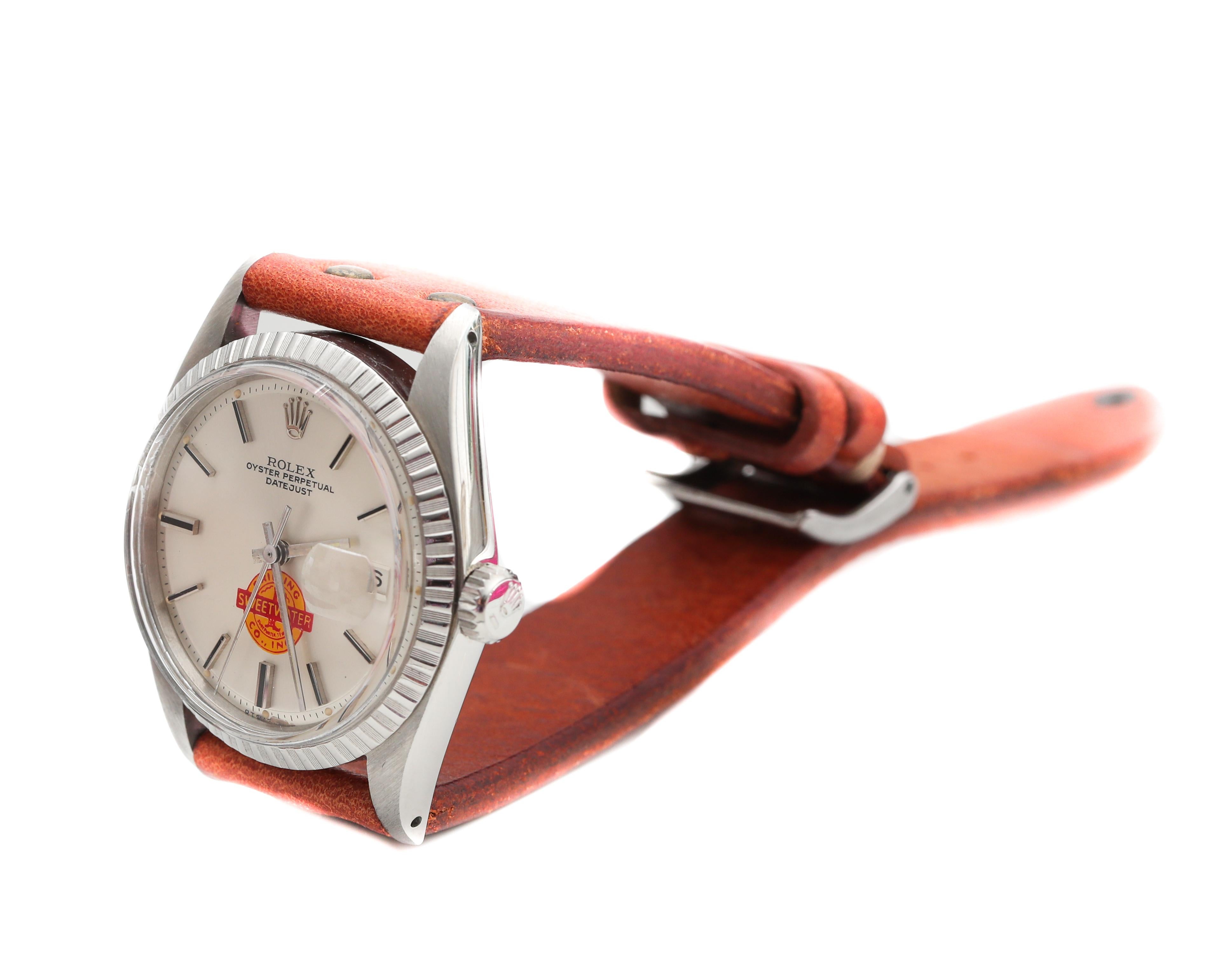 Retro 1960s Rolex Datejust with Sweetwater Dial