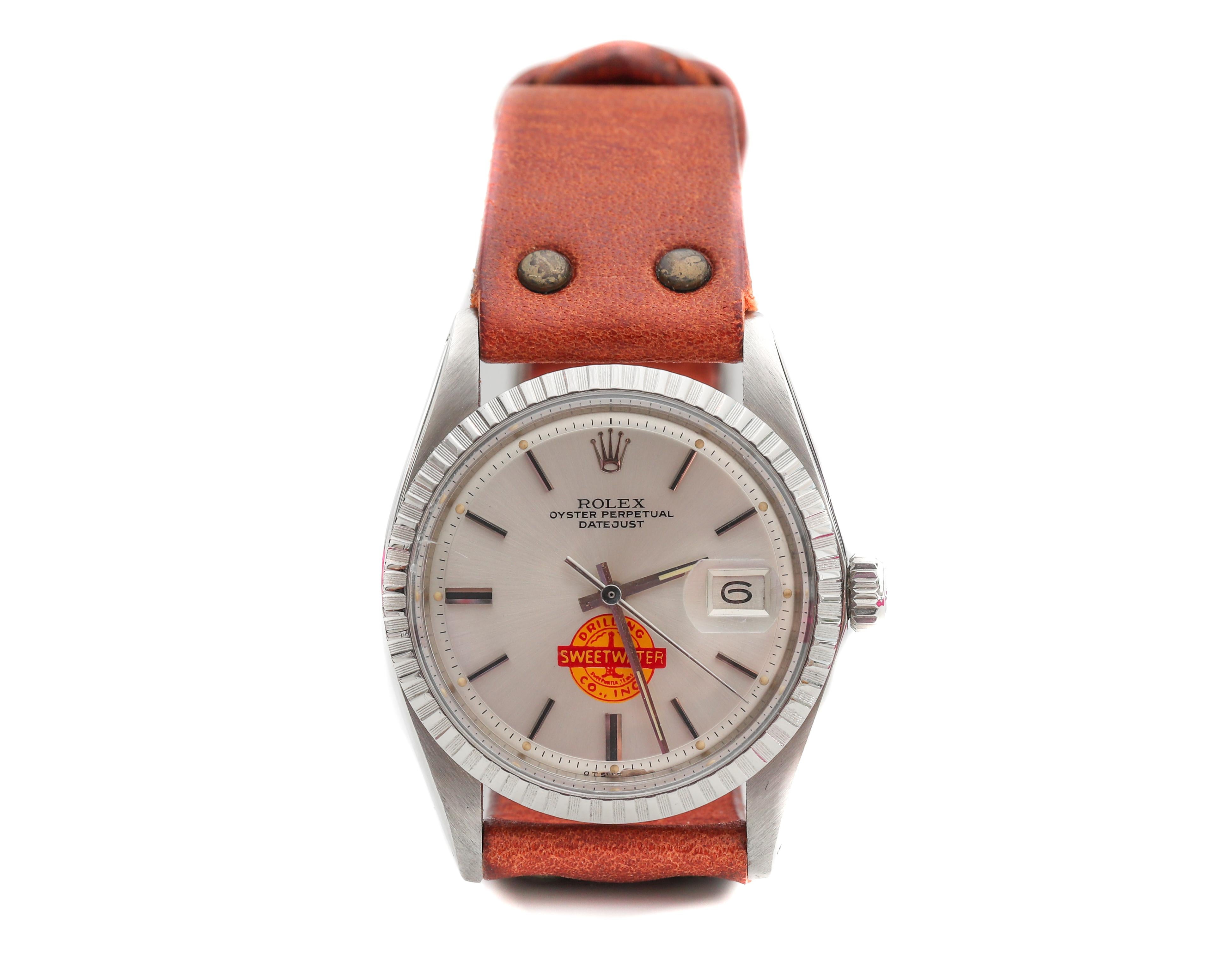 Women's or Men's 1960s Rolex Datejust with Sweetwater Dial
