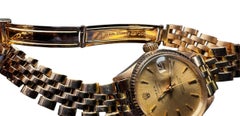 1960's Rolex Ladies Datejust 18K Pink Gold Watch 6517 Champagne Dial #24698