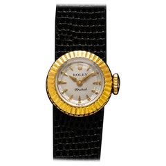 1960's Rolex Vintage Ladies 18K Gold Watch with Box & Interchangeable Straps