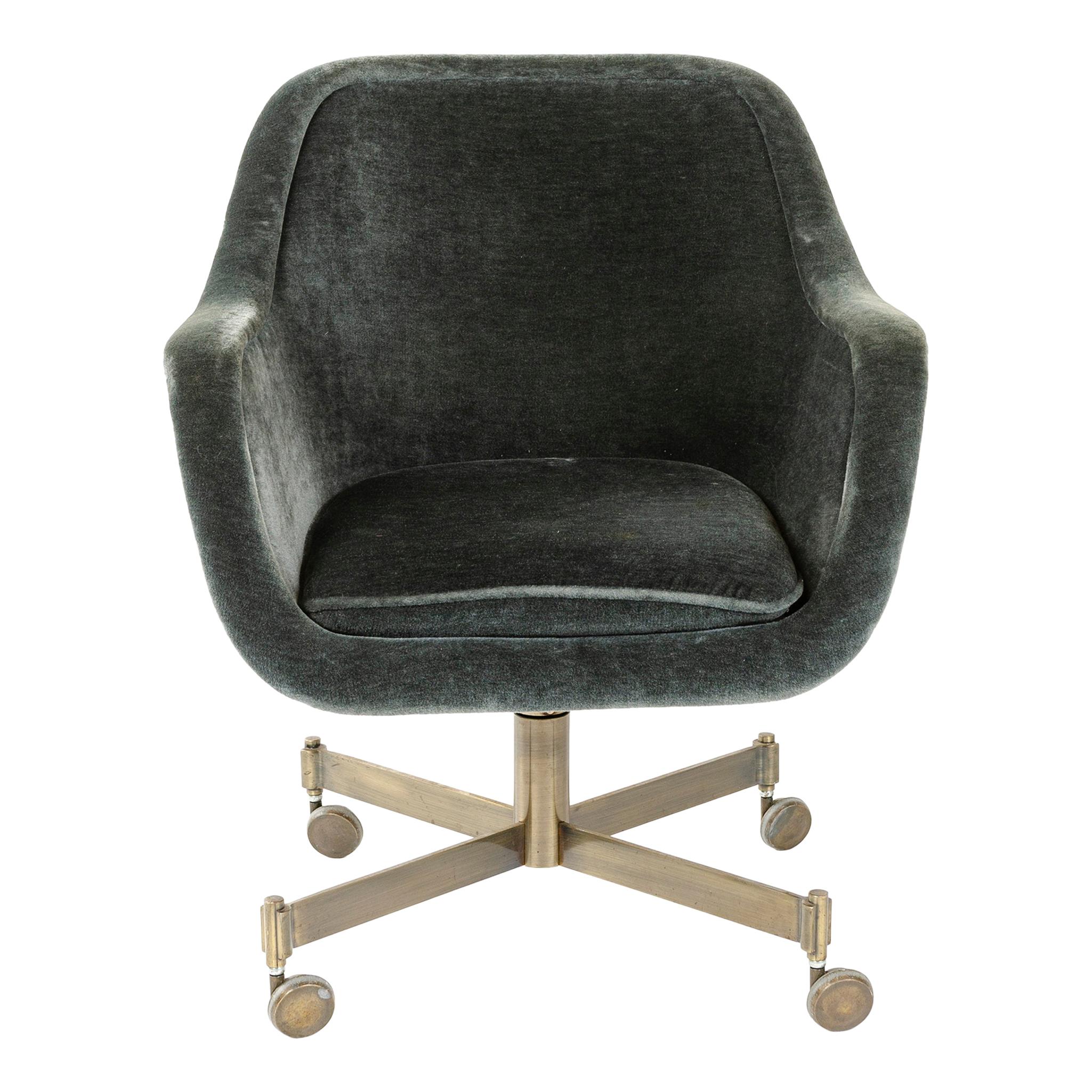 1960s Rolling Desk Chair by Ward Bennett for Brickel Associates