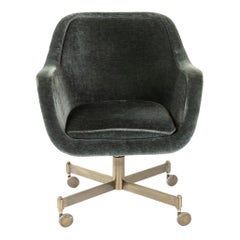 Vintage 1960s Rolling Desk Chair by Ward Bennett for Brickel Associates