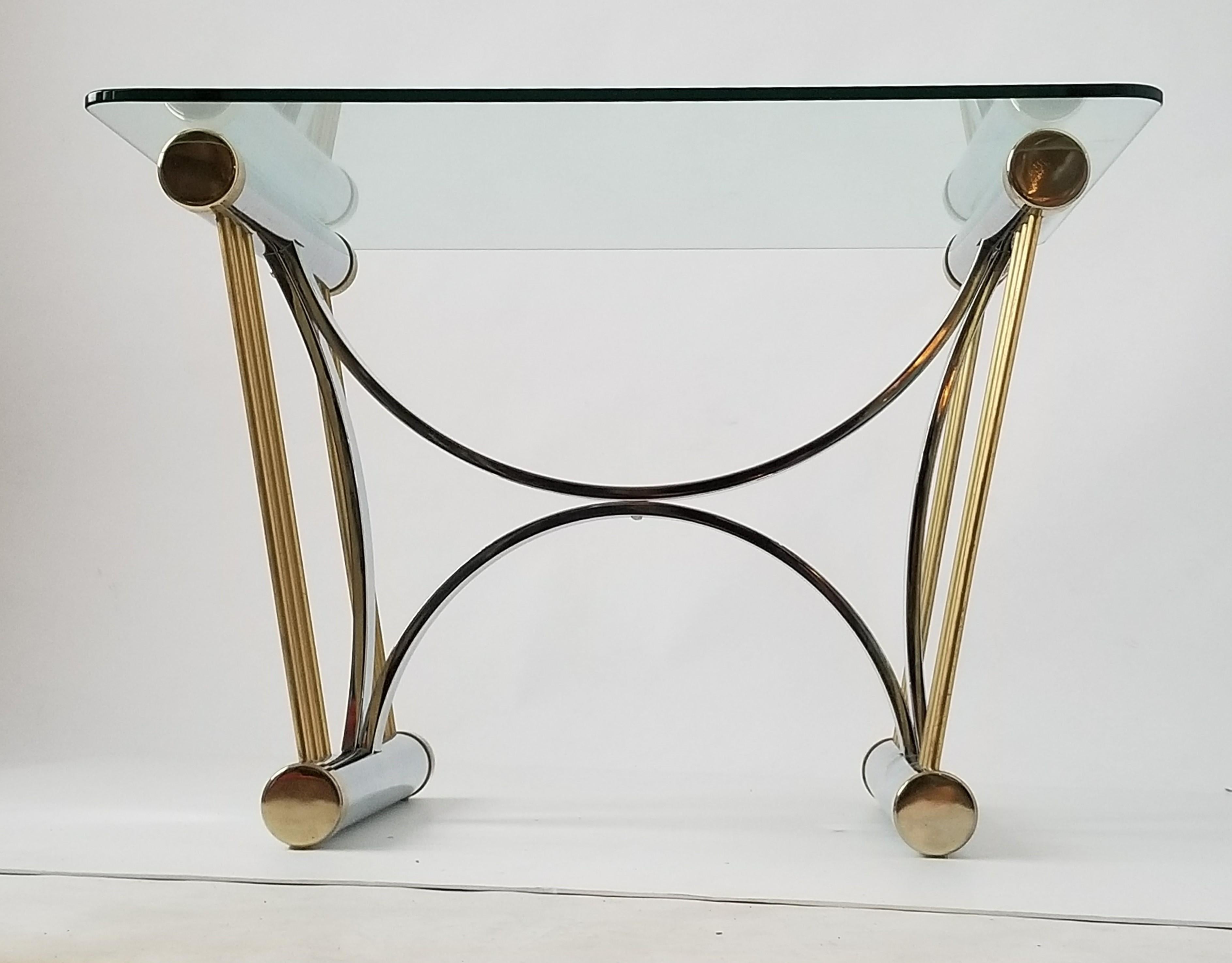 Art Deco 1960s Romeo Rega style Side Table, USA