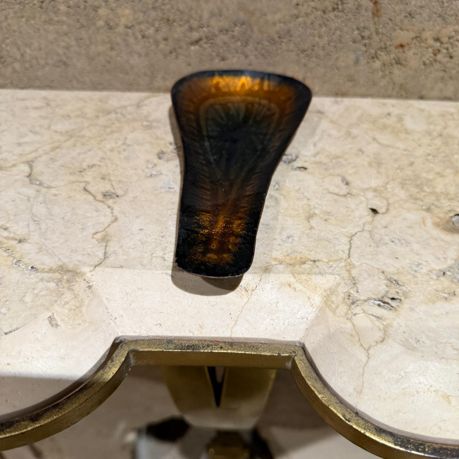 Bandeja de baratijas italiana de cobre esmaltado Romolo & Verzolini de los años 60 Italiano en venta