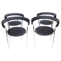 1960s Rondo Chairs by Jan Lunde Knudsen for Sorlie Mobler, Set of Four