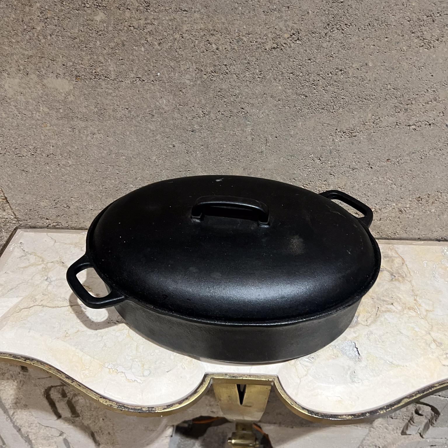 Scandinavian Modern 1960s Ronneby Design Sigurd Persson Cast Iron Casserole Sweden For Sale