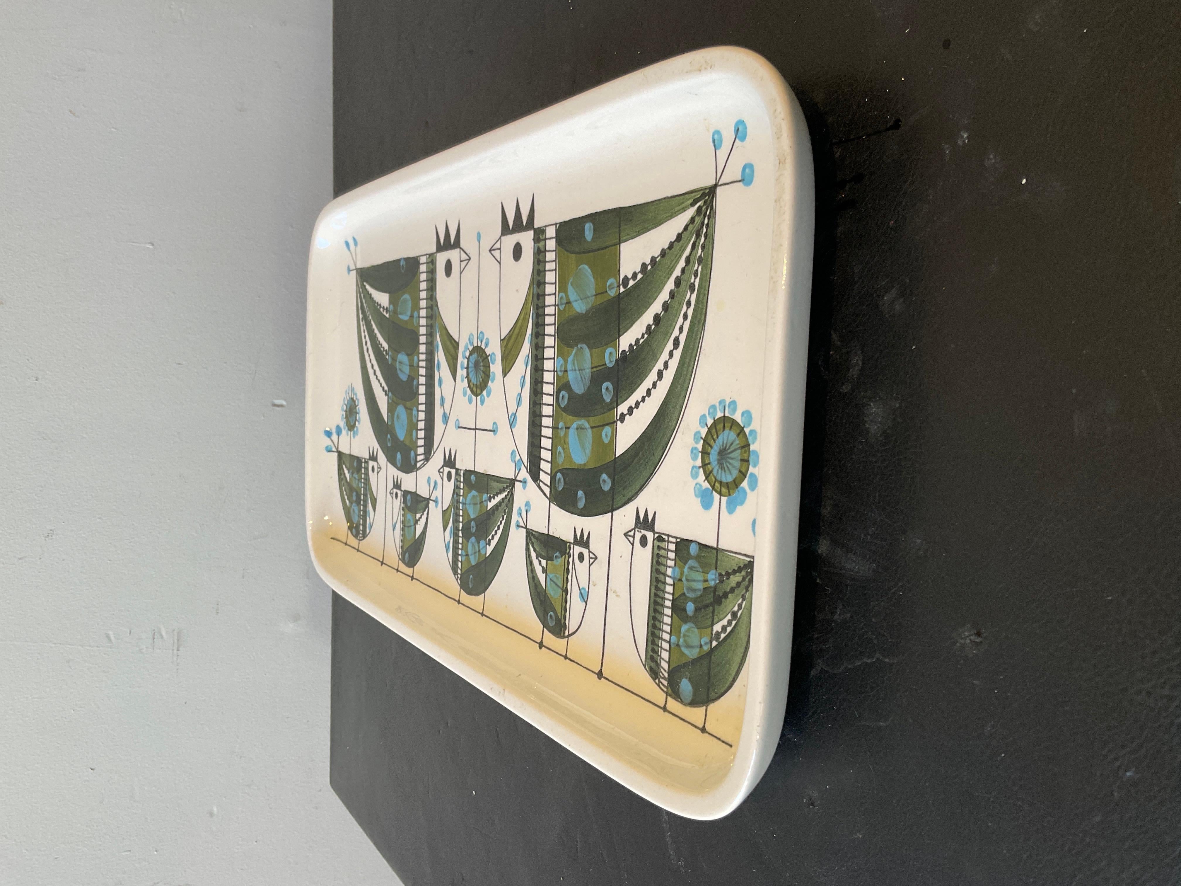 Años 60 Rorstrand  Horno para pollos  Plato en venta 2