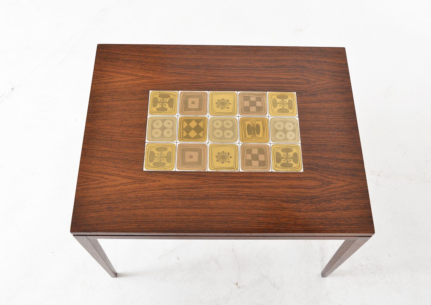 1960s Rosenthal Domus Nest Three Side Occasional Tables Tiles by Bjorn Wiinblad 3